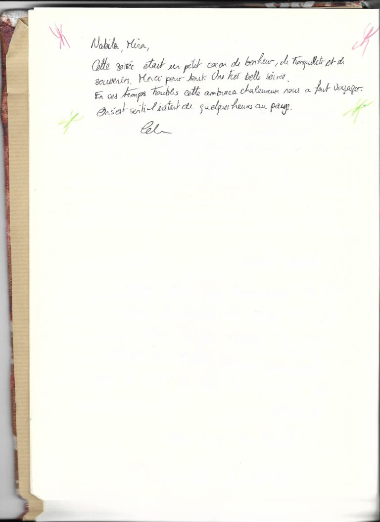 LIVRE D'OR - P6