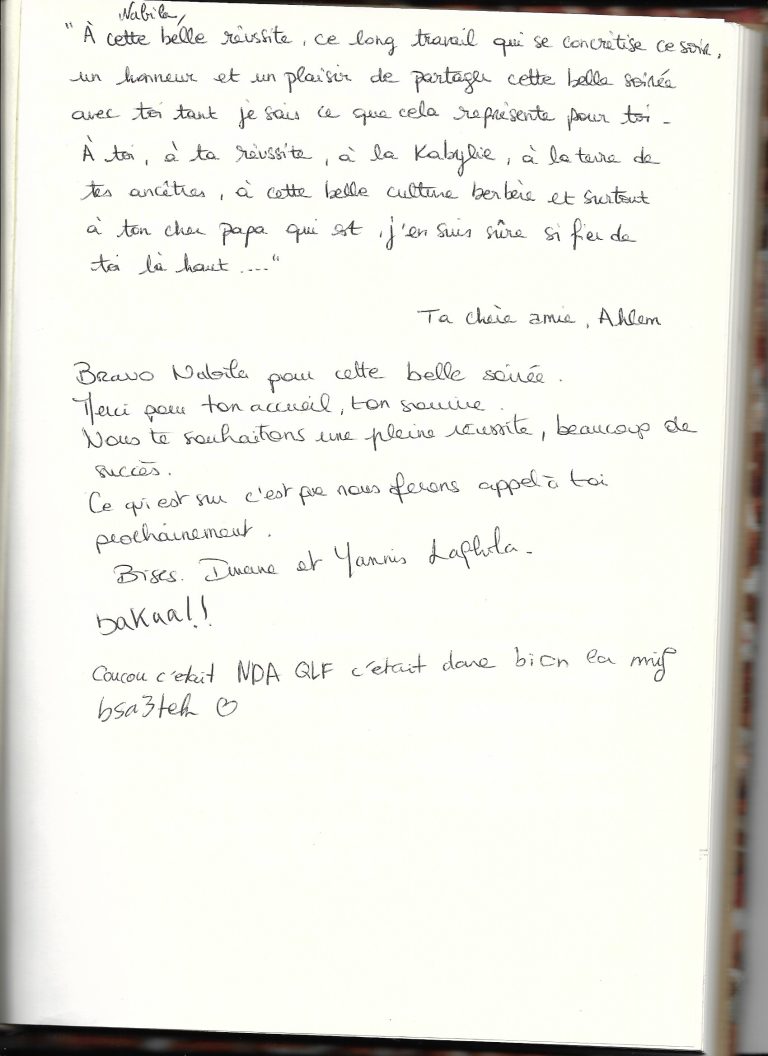 LIVRE D'OR - P8